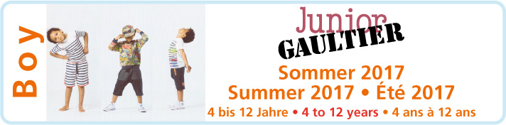 <strong><font color="#0713ae">Junior Gaultier Boy</font color></strong><br>(4 bis 12 Jahre) So 17